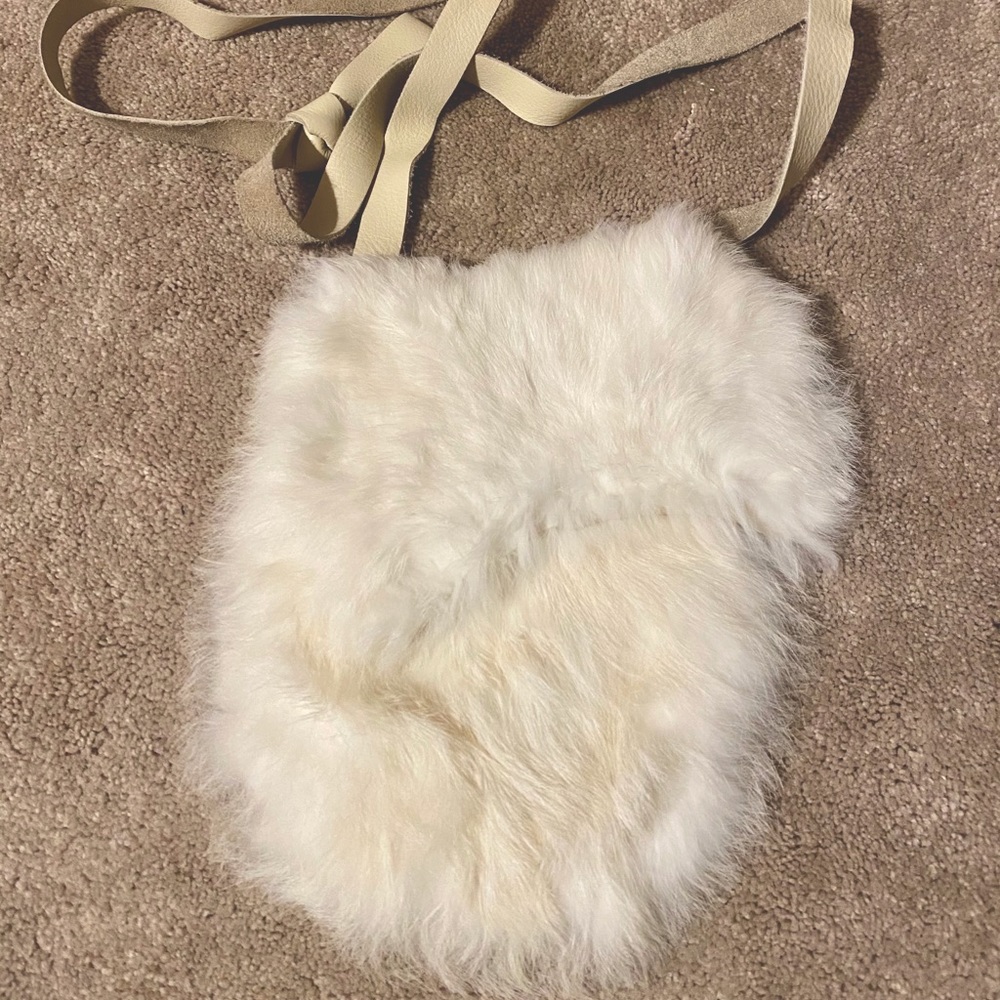 Rabbit Fur Purse